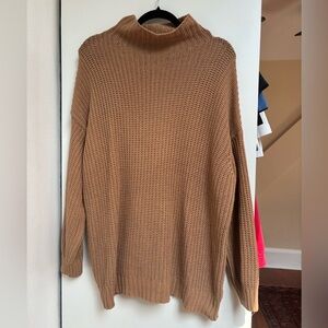 American Eagle Outfitters Tan Turtleneck Sweater